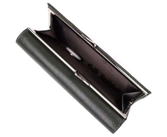Купить Стильный кошелек для женщин с монетницей из натуральной кожи ST Leather 23106 Зеленый, фото , изображение 7, характеристики, отзывы