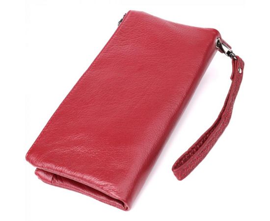 Купить Кожаный кошелек на три отделения для женщин ST Leather 23108 Бордовый, фото , изображение 2, характеристики, отзывы