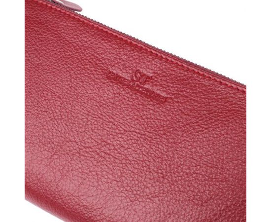 Купить Кожаный кошелек на три отделения для женщин ST Leather 23108 Бордовый, фото , изображение 5, характеристики, отзывы