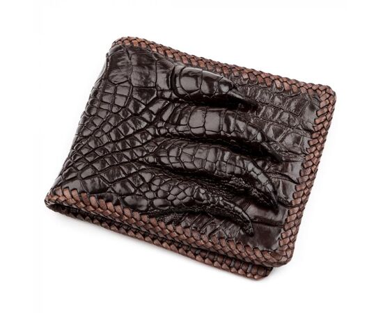 Купить Портмоне CROCODILE LEATHER 18229 из натуральной кожи крокодила Коричневый, фото , характеристики, отзывы