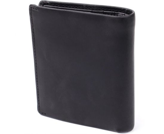 Купить Мужской вертикальный кошелек из матовой натуральной кожи Tony Perotti 20832_1 (1165 nero) Черный, фото , изображение 2, характеристики, отзывы