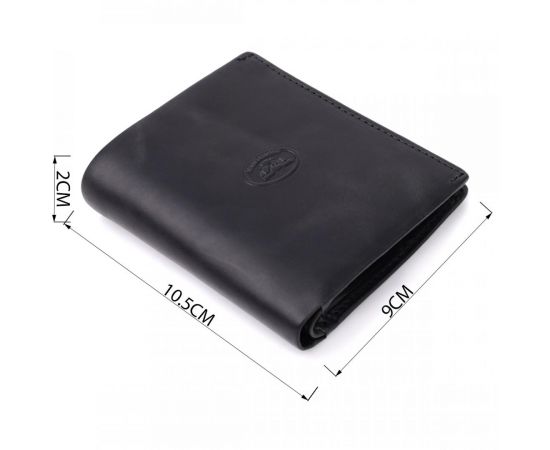 Купить Мужской вертикальный кошелек из матовой натуральной кожи Tony Perotti 20832_1 (1165 nero) Черный, фото , изображение 3, характеристики, отзывы