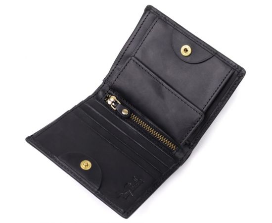 Купить Мужской вертикальный кошелек из матовой натуральной кожи Tony Perotti 20832_1 (1165 nero) Черный, фото , изображение 6, характеристики, отзывы