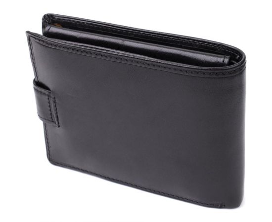 Придбати Бумажник мужской из гладкой натуральной кожи Tony Perotti 20853_1 (396A-Q nero) Черный, image , зображення 2, характеристики, відгуки