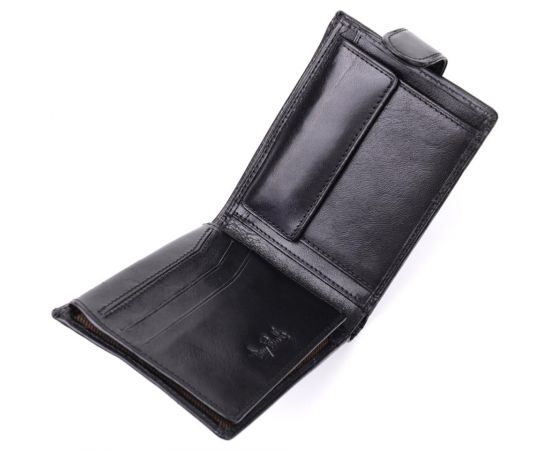 Придбати Бумажник мужской из гладкой натуральной кожи Tony Perotti 20853_1 (396A-Q nero) Черный, image , зображення 7, характеристики, відгуки
