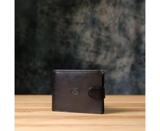 Придбати Бумажник мужской из гладкой натуральной кожи Tony Perotti 20853_1 (396A-Q nero) Черный, image , зображення 10, характеристики, відгуки