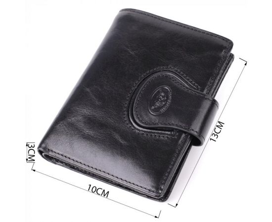 Придбати Удобный кошелек из глянцевой натуральной кожи Tony Perotti 20875_1 (1693 nero) Черный, image , зображення 3, характеристики, відгуки