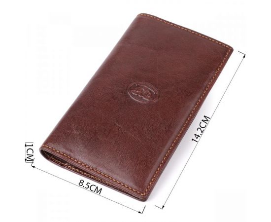 Придбати Мужской бумажник из глянцевой натуральной кожи Tony Perotti 20888_1 (1438 moro) Коричневый, image , зображення 3, характеристики, відгуки