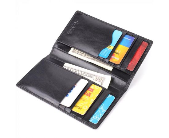 Придбати Бумажник для мужчин из глянцевой натуральной кожи Tony Perotti 20889_1 (1438 nero) Черный, image , зображення 7, характеристики, відгуки