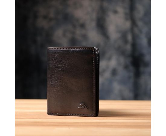 Придбати Небольшой бумажник для мужчин из глянцевой натуральной кожи Tony Perotti 20898_1 (3549 nero) Черный, image , зображення 8, характеристики, відгуки