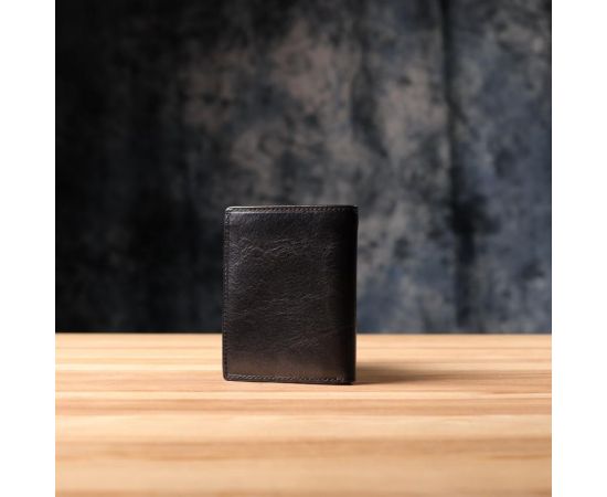 Придбати Небольшой бумажник для мужчин из глянцевой натуральной кожи Tony Perotti 20898_1 (3549 nero) Черный, image , зображення 9, характеристики, відгуки