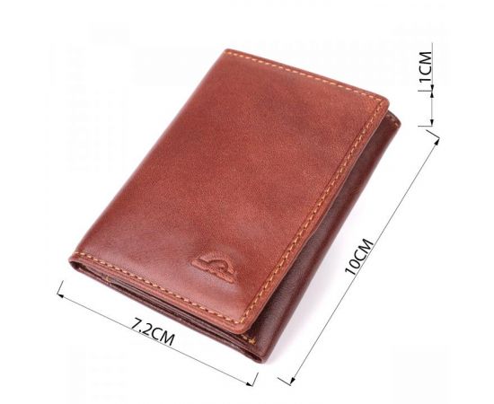 Придбати Компактный бумажник для мужчин из глянцевой натуральной кожи Tony Perotti 20900_1 (3810 moro) Коричневый, image , зображення 3, характеристики, відгуки