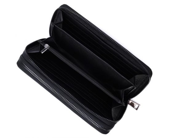 Купить Мужской клатч на два отделения из натуральной кожи ST Leather 22684 Черный, фото , изображение 9, характеристики, отзывы