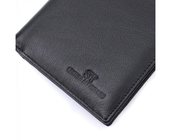 Купить Вертикальное мужское портмоне из натуральной кожи ST Leather 22733 Черный, фото , изображение 5, характеристики, отзывы