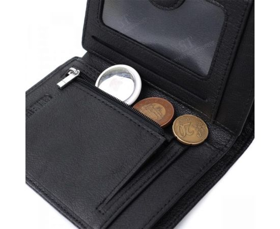 Купить Вертикальное мужское портмоне из натуральной кожи ST Leather 22733 Черный, фото , изображение 8, характеристики, отзывы