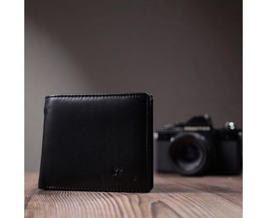 Купить Мужское портмоне из натуральной кожи ST Leather 22734 Черный, фото , изображение 9, характеристики, отзывы