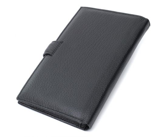 Купить Универсальный мужской бумажник для денег и документов из натуральной кожи ST Leather 22735 Черный, фото , изображение 2, характеристики, отзывы