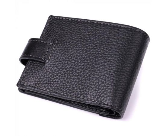 Купить Стильное портмоне из люксовой зернистой кожи флотар GRANDE PELLE 22875 Черный, фото , изображение 2, характеристики, отзывы