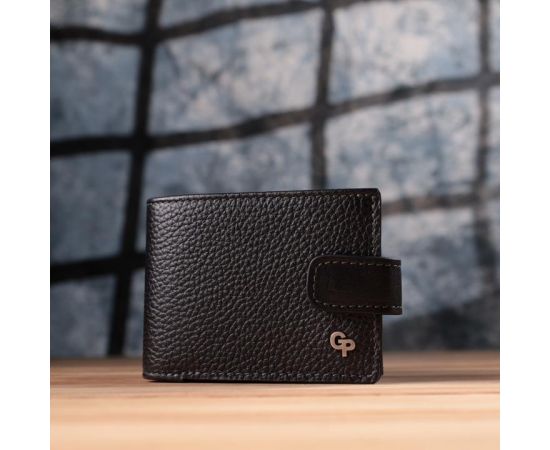 Купить Стильное портмоне из люксовой зернистой кожи флотар GRANDE PELLE 22875 Черный, фото , изображение 10, характеристики, отзывы