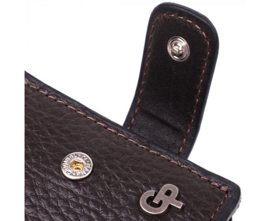 Купить Практичное портмоне из люксовой зернистой кожи флотар GRANDE PELLE 22876 Коричневый, фото , изображение 5, характеристики, отзывы