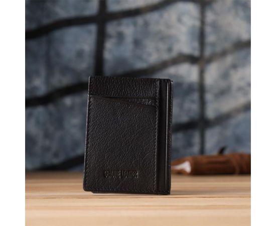 Придбати Мужской кошелек для карточек из натуральной кожи ST Leather 23091 Черный, image , зображення 9, характеристики, відгуки