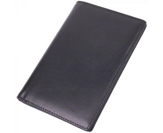 Купить Мужское портмоне без застежки из натуральной кожи Vintage sale_15036 Черный, фото , характеристики, отзывы