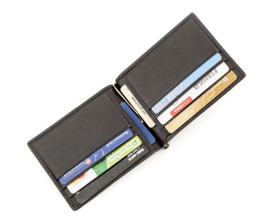 Купить Зажим для денег STINGRAY LEATHER 18293 из натуральной кожи морского ската Черный, фото , изображение 7, характеристики, отзывы