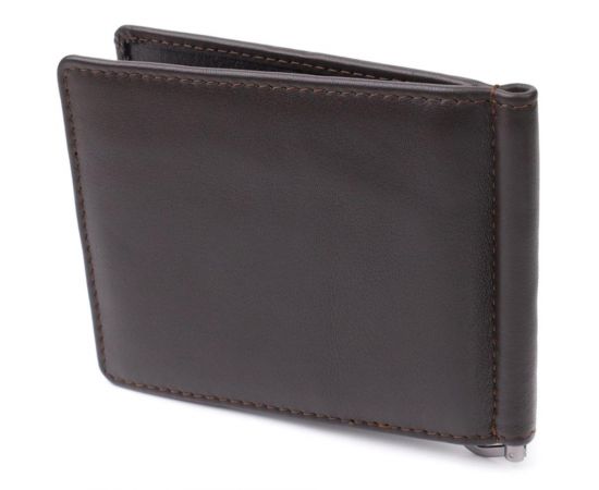 Купить Зажим для денег из мягкой натуральной кожи Tony Perotti 20847_1 (5000 moro) Коричневый, фото , изображение 2, характеристики, отзывы