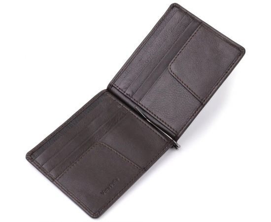 Купить Зажим для денег из мягкой натуральной кожи Tony Perotti 20847_1 (5000 moro) Коричневый, фото , изображение 6, характеристики, отзывы