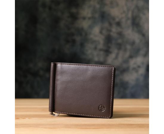 Купить Зажим для денег из мягкой натуральной кожи Tony Perotti 20847_1 (5000 moro) Коричневый, фото , изображение 9, характеристики, отзывы