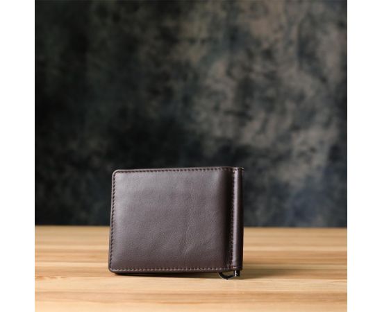 Купить Зажим для денег из мягкой натуральной кожи Tony Perotti 20847_1 (5000 moro) Коричневый, фото , изображение 10, характеристики, отзывы