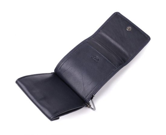 Купить Вертикальный мужской зажим из зернистой натуральной кожи Tony Perotti 20862_1 (3595 navy) Синий, фото , изображение 8, характеристики, отзывы