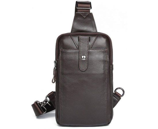 Купить Сумка мужская кожаная через плечо Vintage 14983 Коричневая, фото , характеристики, отзывы