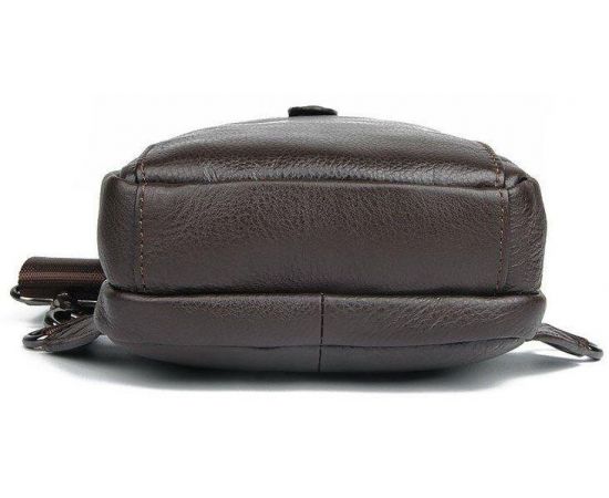 Купить Сумка мужская кожаная через плечо Vintage 14983 Коричневая, фото , изображение 6, характеристики, отзывы