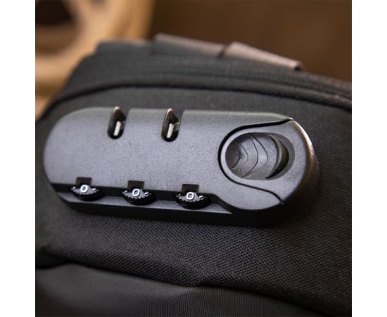 Купить Эргономичный рюкзак через плечо с кодовым замком текстильный Vintage 20553 Черный, фото , изображение 8, характеристики, отзывы