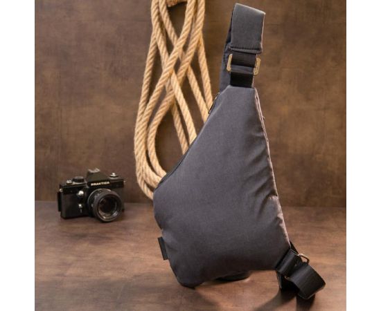 Купить Сумка слинг нейлоновая Vintage 20558 Серая, фото , изображение 8, характеристики, отзывы