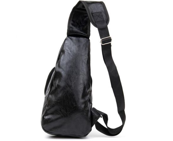 Купить Сумка через плечо на два отделения кожзам Vintage 20559 Черная, фото , изображение 2, характеристики, отзывы