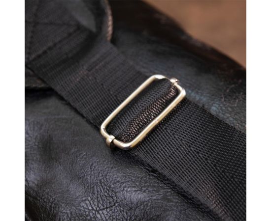 Купить Сумка через плечо на два отделения кожзам Vintage 20559 Черная, фото , изображение 8, характеристики, отзывы