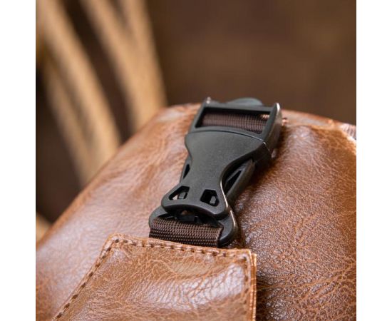 Купить Сумка через плечо на два отделения кожзам Vintage 20561 Светло-коричневая, фото , изображение 8, характеристики, отзывы