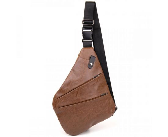 Купить Сумка слинг кожзам Vintage 20567 Светло-коричневая, фото , характеристики, отзывы