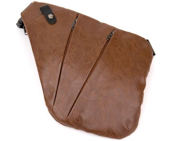 Купить Сумка слинг кожзам Vintage 20567 Светло-коричневая, фото , изображение 5, характеристики, отзывы