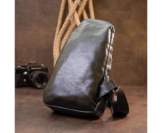 Купить Сумка кросс боди смарт из кожзама Vintage 20571 Черная, фото , изображение 8, характеристики, отзывы