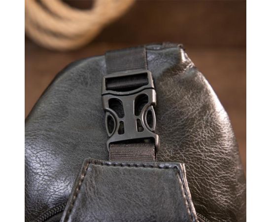 Купить Сумка кросс боди смарт из кожзама Vintage 20571 Черная, фото , изображение 10, характеристики, отзывы