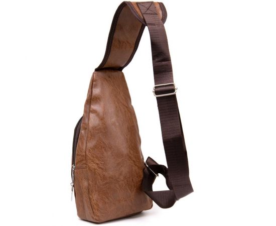 Купить Сумка кросс боди смарт из кожзама Vintage 20573 Рыжая, фото , изображение 2, характеристики, отзывы