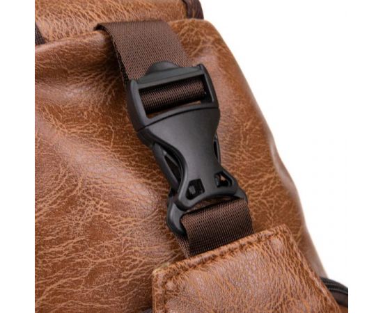 Купить Сумка кросс боди смарт из кожзама Vintage 20573 Рыжая, фото , изображение 6, характеристики, отзывы