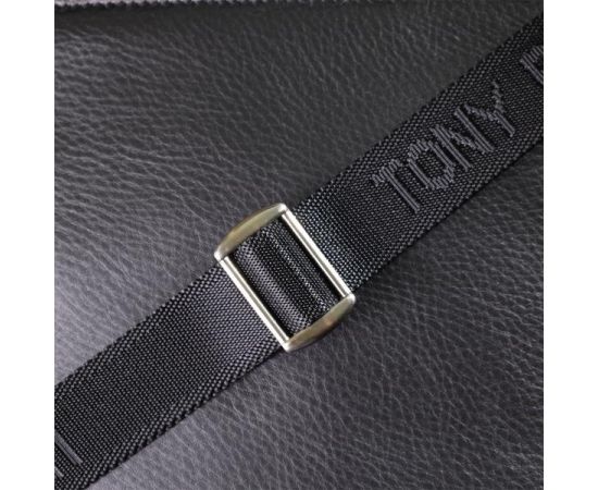 Купить Мужская сумка через плечо из мягкой натуральной кожи Tony Perotti 20845_1 (9207-24 nero) Черный, фото , изображение 12, характеристики, отзывы