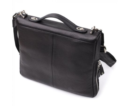 Купить Мужская сумка для планшета из мягкой натуральной кожи Tony Perotti 20846_1 (9594-28) nero Черный, фото , изображение 2, характеристики, отзывы