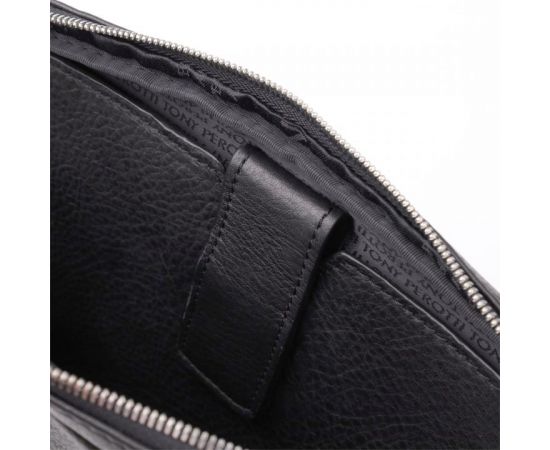 Купить Мужская сумка для планшета из мягкой натуральной кожи Tony Perotti 20846_1 (9594-28) nero Черный, фото , изображение 8, характеристики, отзывы