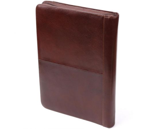 Купить Папка с блокнотом из гладкой натуральной кожи Tony Perotti 20849_1 (1278L moro) Коричневая, фото , изображение 2, характеристики, отзывы