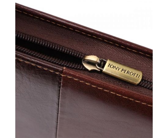 Купить Папка с блокнотом из гладкой натуральной кожи Tony Perotti 20849_1 (1278L moro) Коричневая, фото , изображение 5, характеристики, отзывы